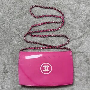 Chanel pink crossbody bag